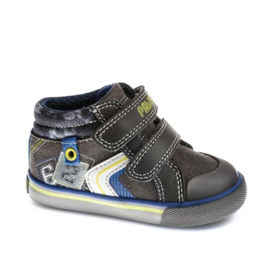 Boy Pablosky | Grey Baby Boy High Top Pablosky