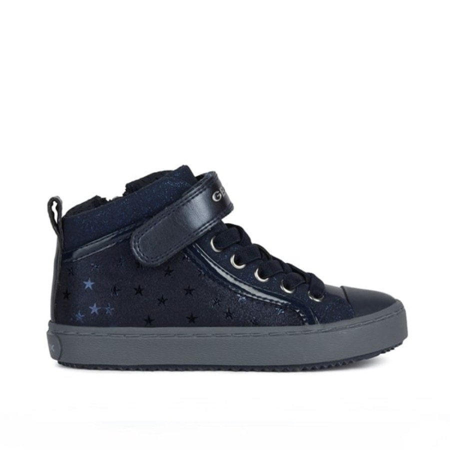 Girl Geox | J Kalispera Navy High Top Geox