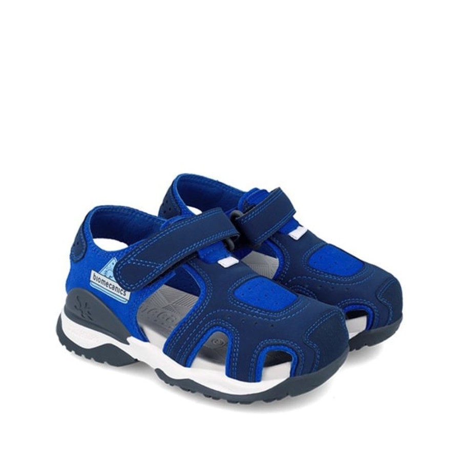 Boy Biomecanics | Blue Closed Toe Sandal Biomechanics