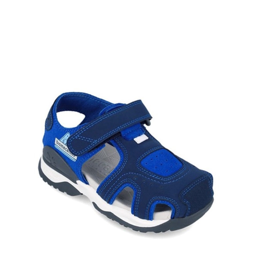 Boy Biomecanics | Blue Closed Toe Sandal Biomechanics