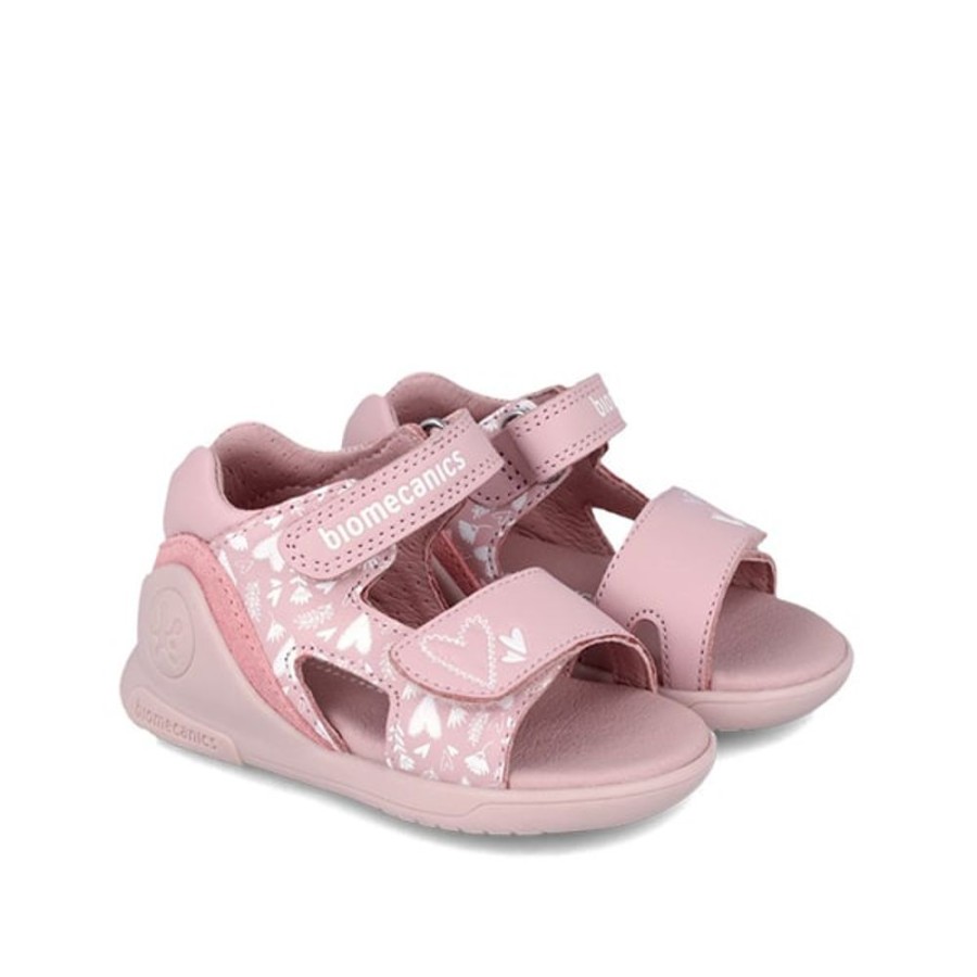 Girl Biomecanics | Pink Open Toe Sandal Biomechanics