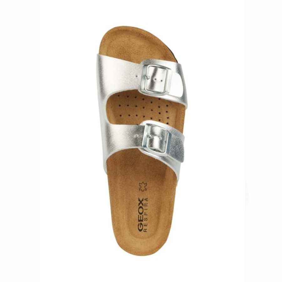 Ladies Geox | D Brionia Silver Geox