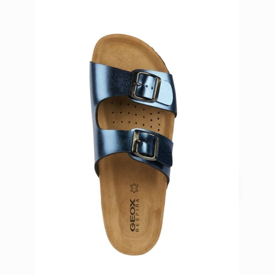 Ladies Geox | D Brionia Metal Blue Geox