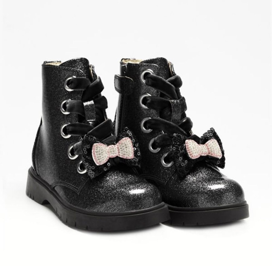 Girl Lelli Kelly | Fior Difiocco Black Glitter Lelli Kelly