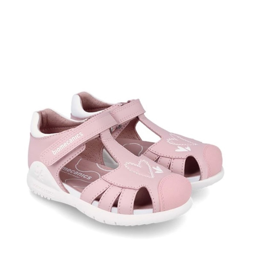 Girl Biomecanics | Pink Closed Toe Sandal Biomechanics