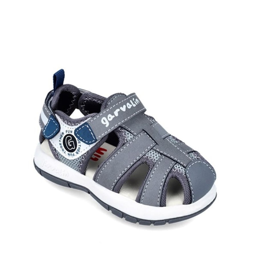 Boy Garvalin | Grey Closed Toe Garvalin