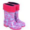 Girl Demar | Pink Heart Wellies